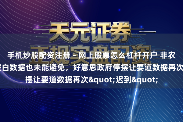 手机炒股配资注册 - 网上股票怎么杠杆开户 非农论述又宽限！职位空白数据也未能避免，好意思政府停摆让要道数据再次"迟到"